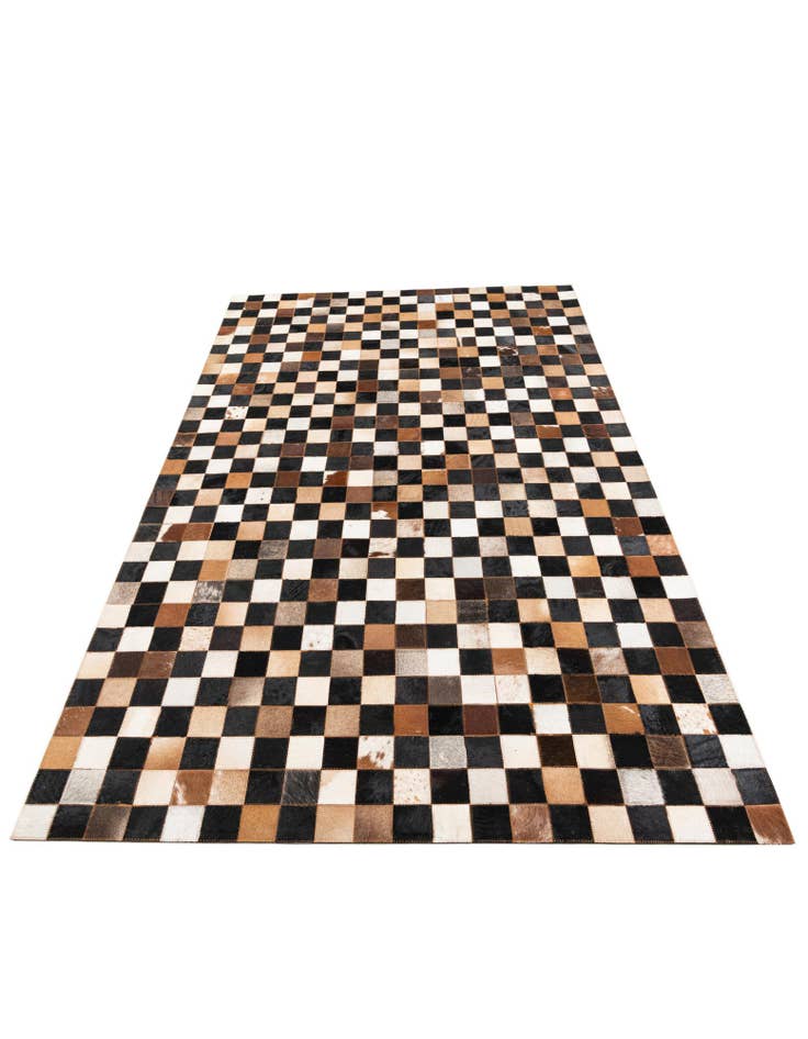 Detail image of 5' x 8' Cowhide Leather Rug