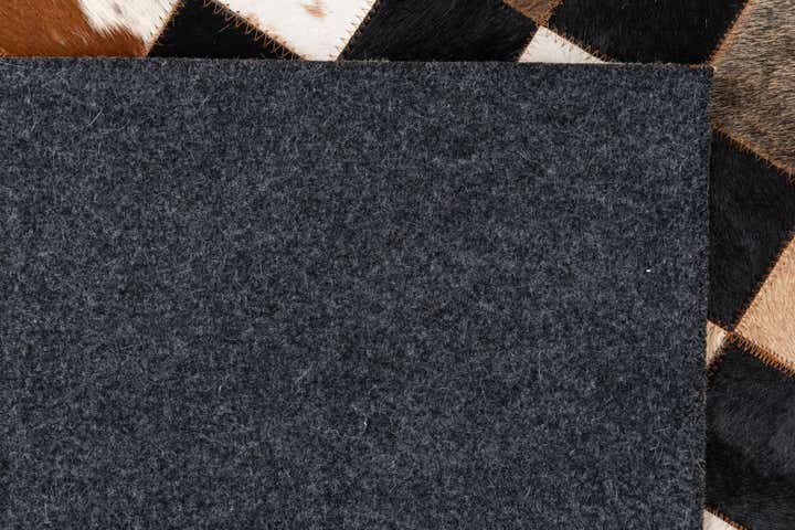 5' x 8' Cowhide Leather Rug