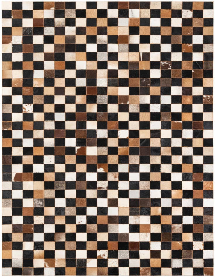 Detail image of 5' x 8' Cowhide Leather Rug