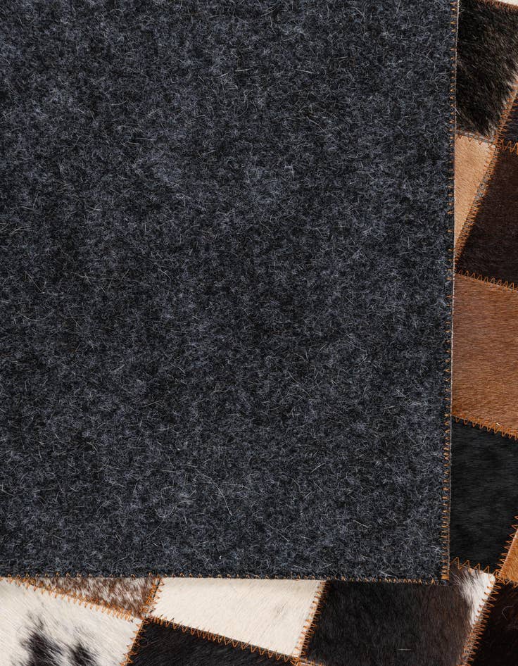 Detail image of 5' x 8' 1 Cowhide Leather Rug