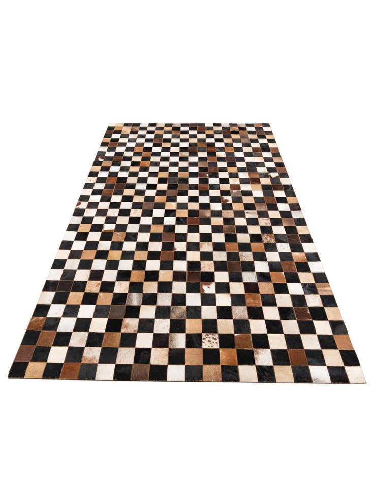 Detail image of 5' x 8' Cowhide Leather Rug