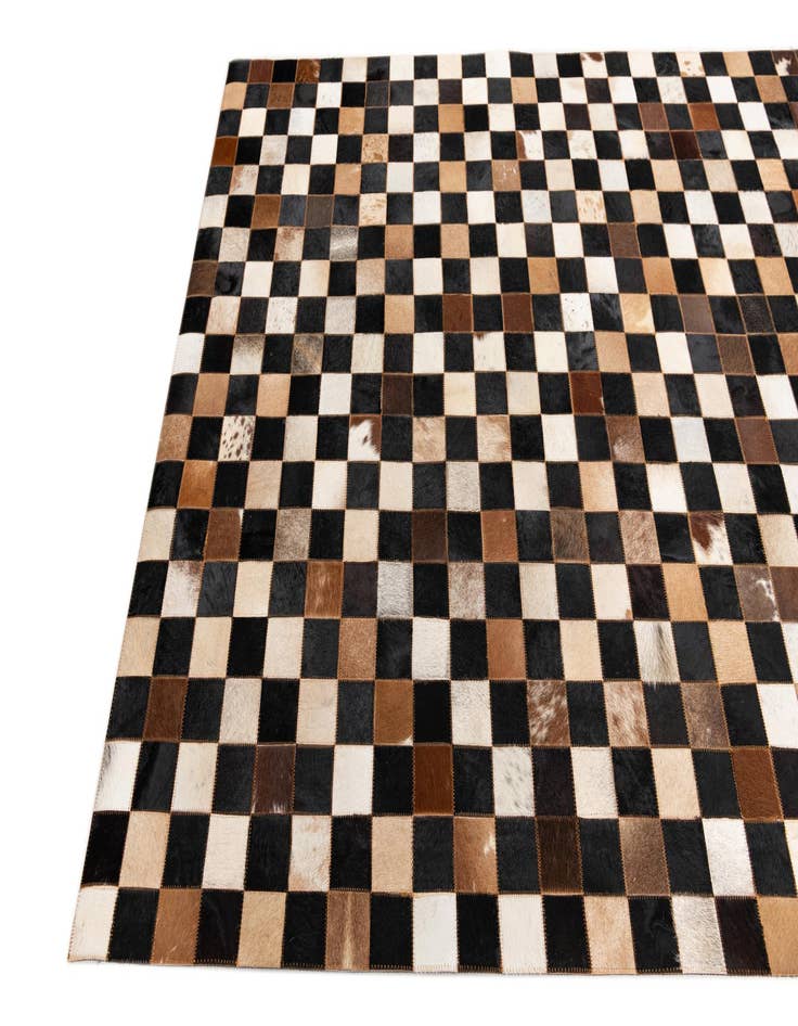 Detail image of 5' x 8' Cowhide Leather Rug