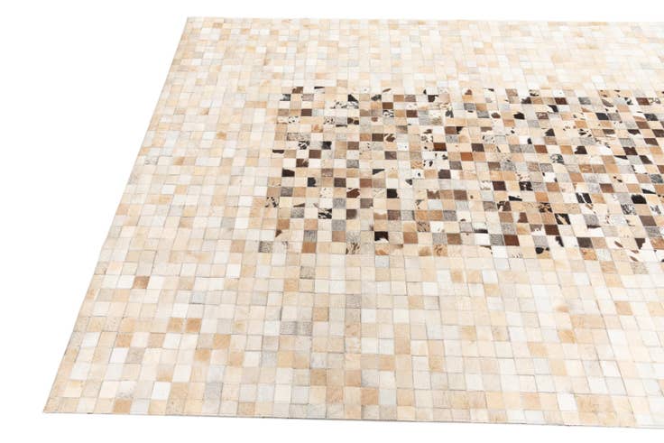 Detail image of 5' x 8' Cowhide Leather Rug