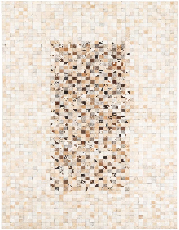 Detail image of 5' x 8' Cowhide Leather Rug