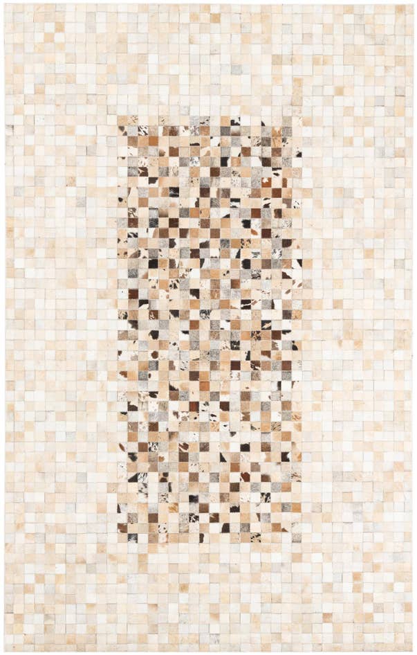 Detail image of 5' x 8' Cowhide Leather Rug