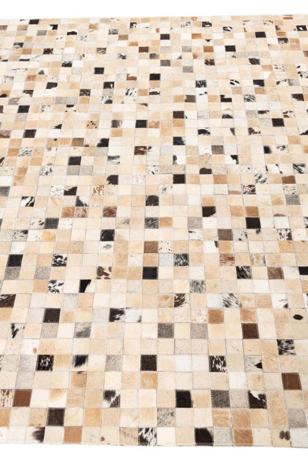 Detail image of 5' x 8' Cowhide Leather Rug