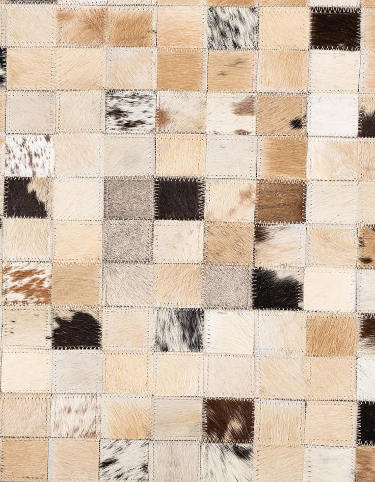 Detail image of 5' x 8' Cowhide Leather Rug