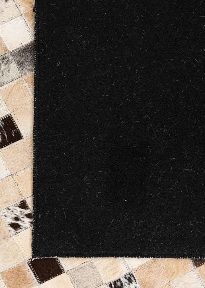 5' x 8' Cowhide Leather Rug