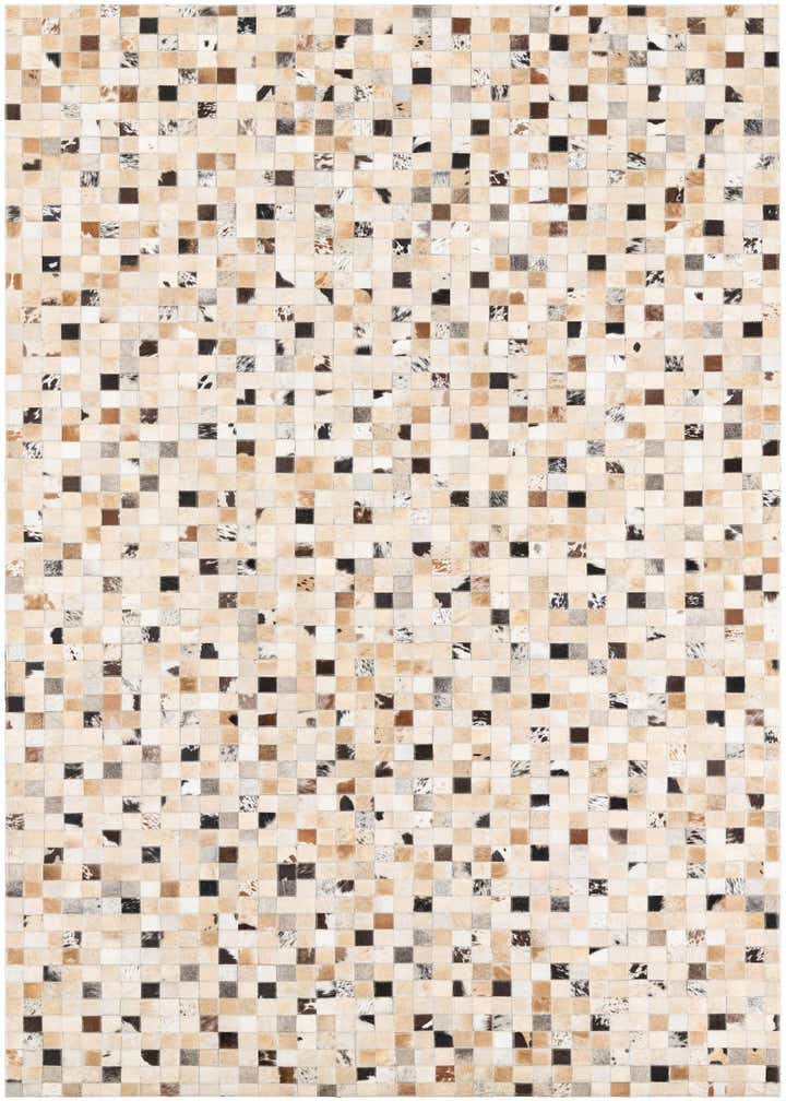 5' x 8' Cowhide Leather Rug