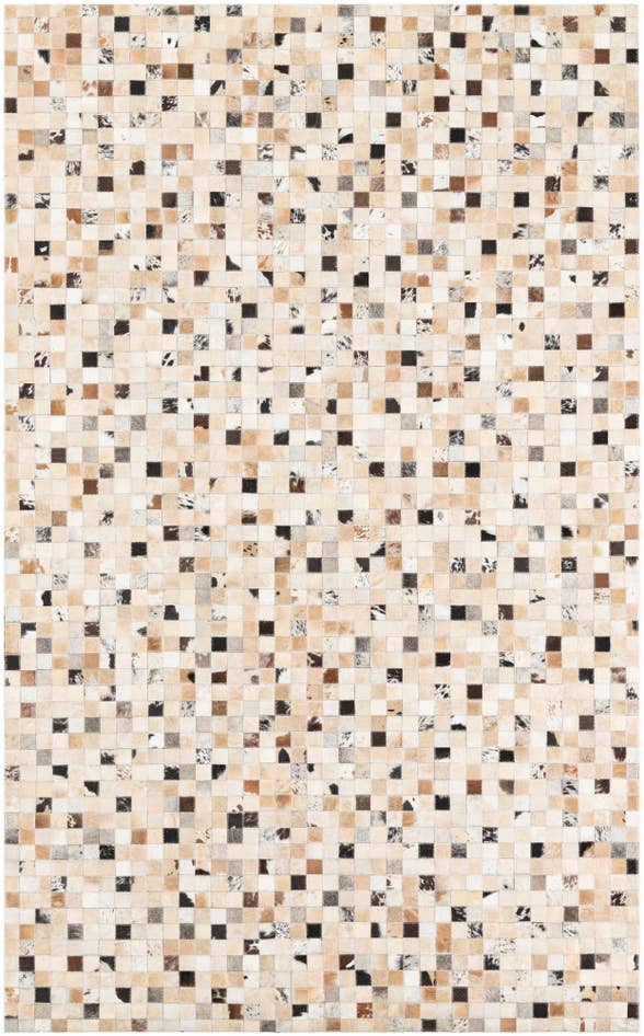 Detail image of 5' x 8' Cowhide Leather Rug