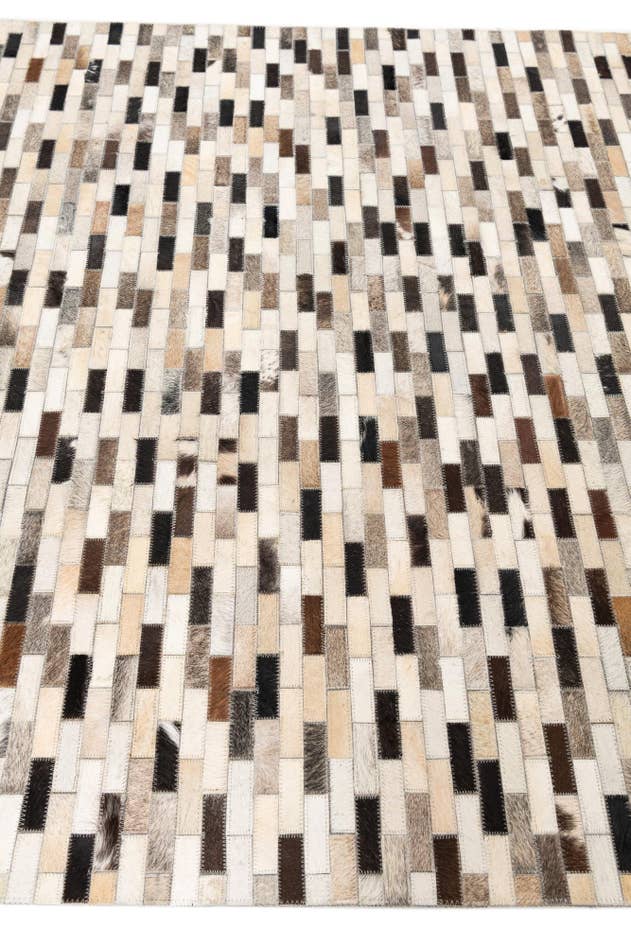 Detail image of 5' x 8' Cowhide Leather Rug
