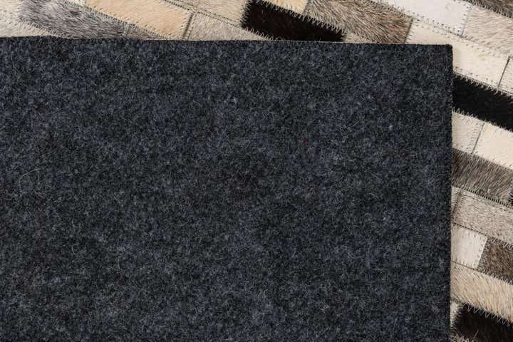 5' x 8' Cowhide Leather Rug