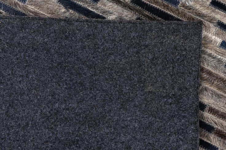 Detail image of 4' x 6' Cowhide Leather Rug