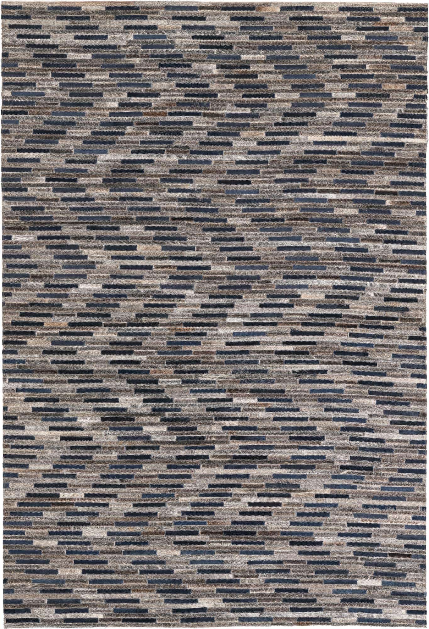 4' x 6' Cowhide Leather Rug