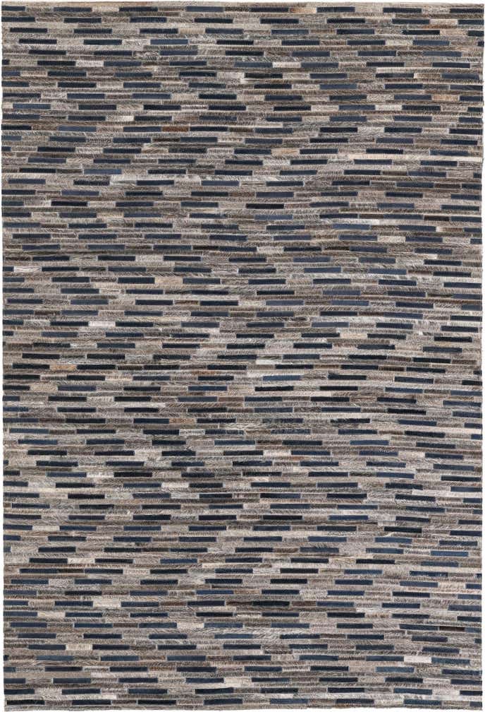 4' x 6' Cowhide Leather Rug