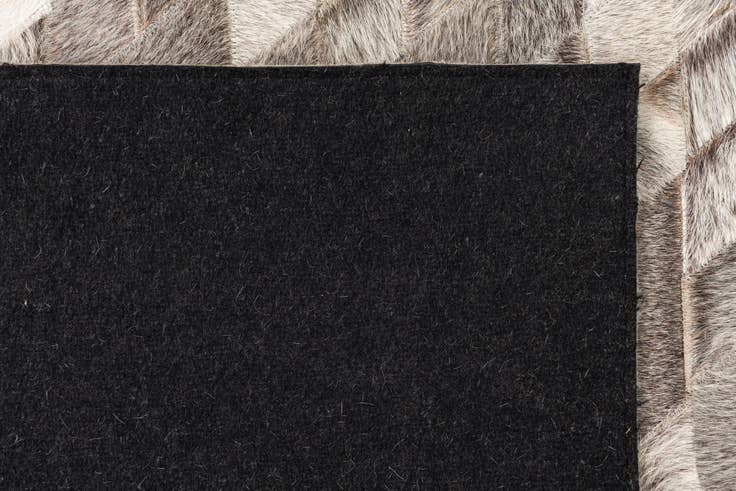 Detail image of 3' 10 x 6' 1 Cowhide Leather Rug