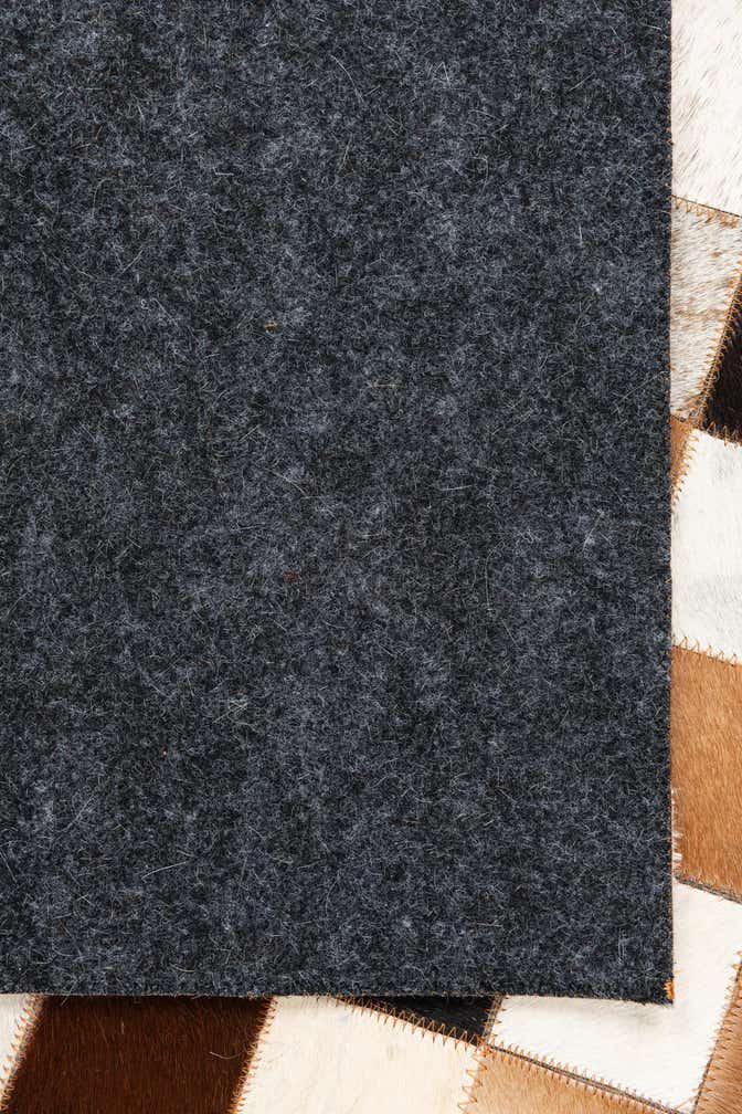 5' x 8' 1 Cowhide Leather Rug