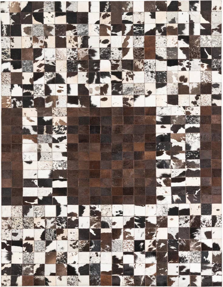Detail image of 5' x 8' Cowhide Leather Rug