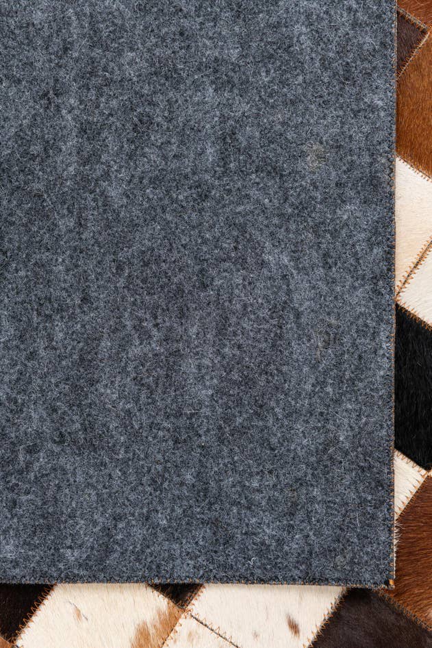 Detail image of 5' 1 x 8' 1 Cowhide Leather Rug