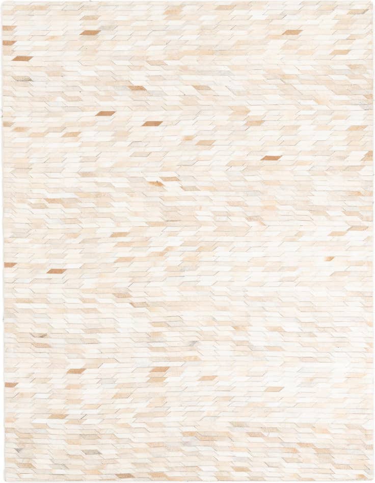 Detail image of 5' 2 x 8' Cowhide Leather Rug