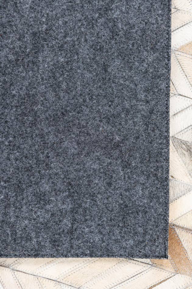 Detail image of 5' x 7' 9 Cowhide Leather Rug