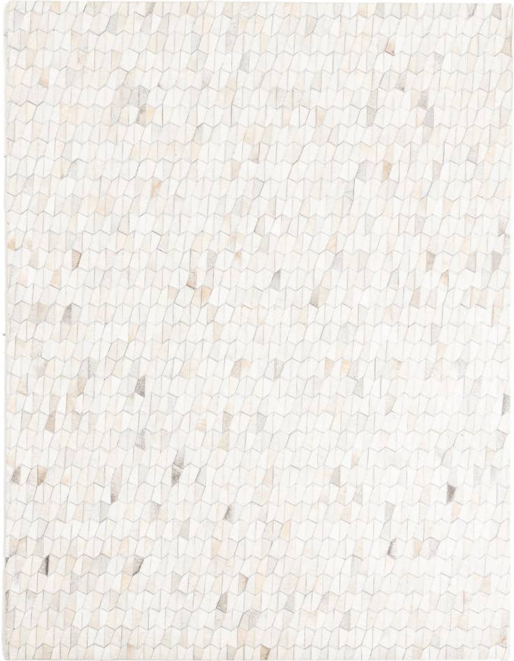 Detail image of 5' 1 x 8' 3 Cowhide Leather Rug