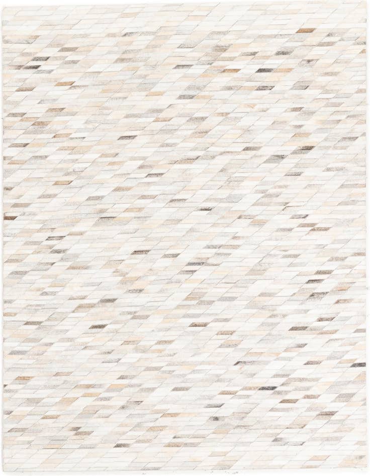 Detail image of 5' x 7' 10 Cowhide Leather Rug