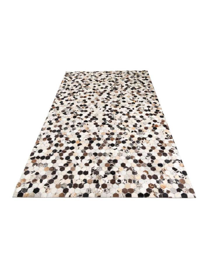 5' x 8' Cowhide Leather Rug