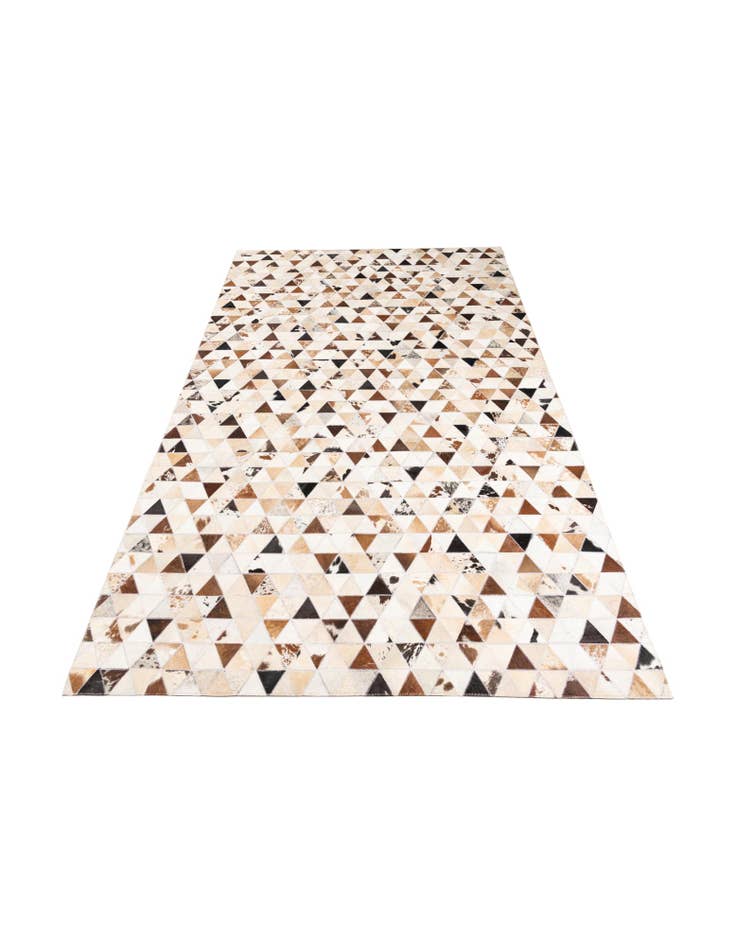 Detail image of 4' 10 x 7' 10 Cowhide Leather Rug