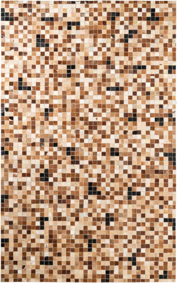 Detail image of 5' x 8' 1 Cowhide Leather Rug