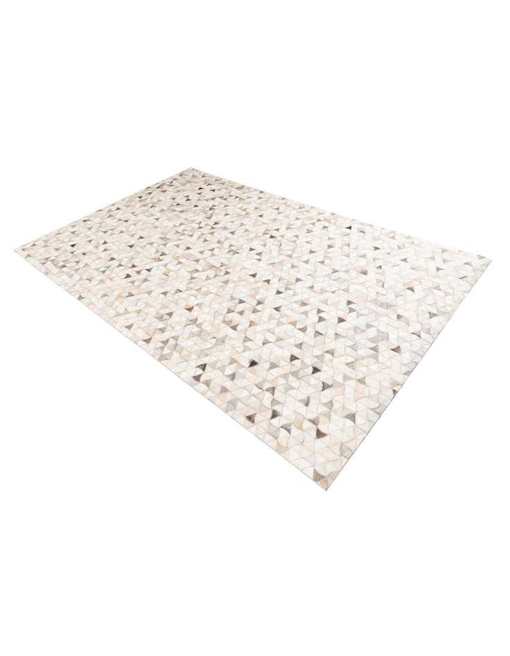 Detail image of 5' x 7' 10 Cowhide Leather Rug