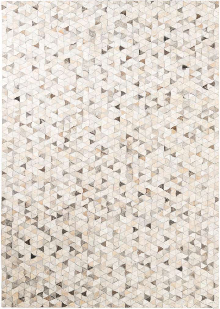 5' x 7' 10 Cowhide Leather Rug