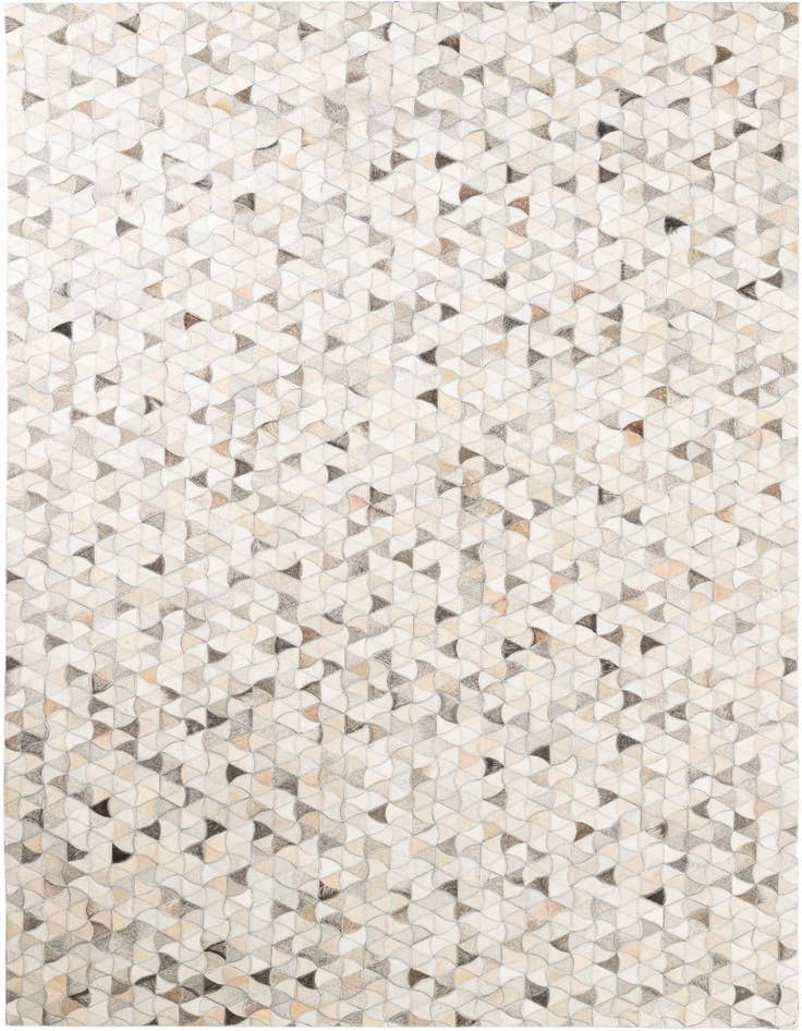 Detail image of 5' x 7' 10 Cowhide Leather Rug