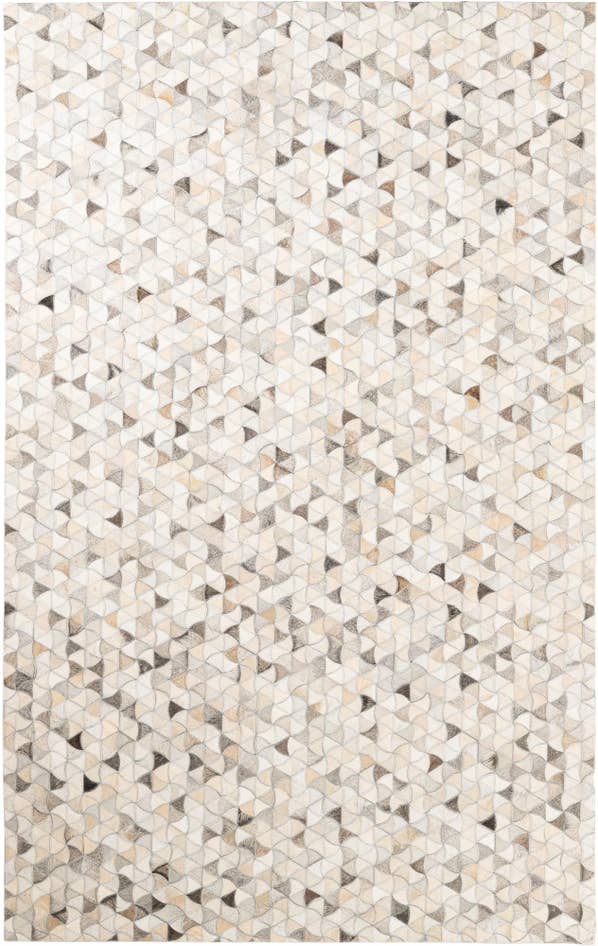 Detail image of 5' x 7' 10 Cowhide Leather Rug