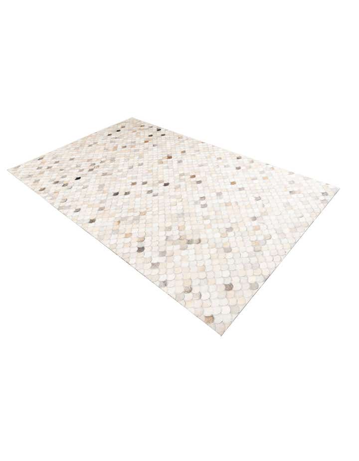 5' x 8' Cowhide Leather Rug