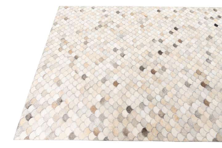 5' x 8' Cowhide Leather Rug