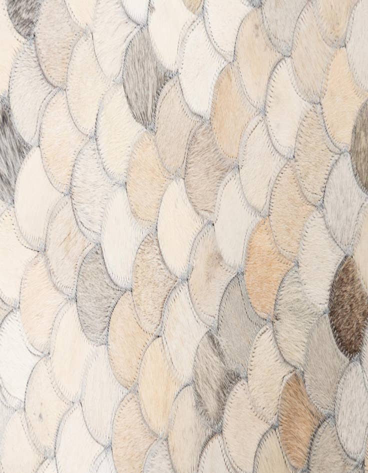 Detail image of 5' x 8' Cowhide Leather Rug