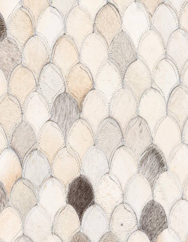 Detail image of 5' x 8' Cowhide Leather Rug