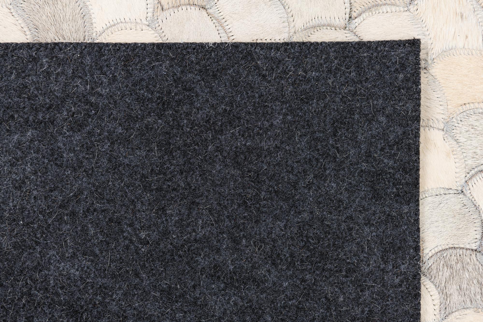 5' x 8' Cowhide Leather Rug