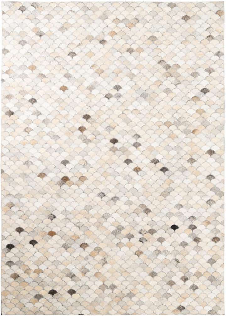 5' x 8' Cowhide Leather Rug