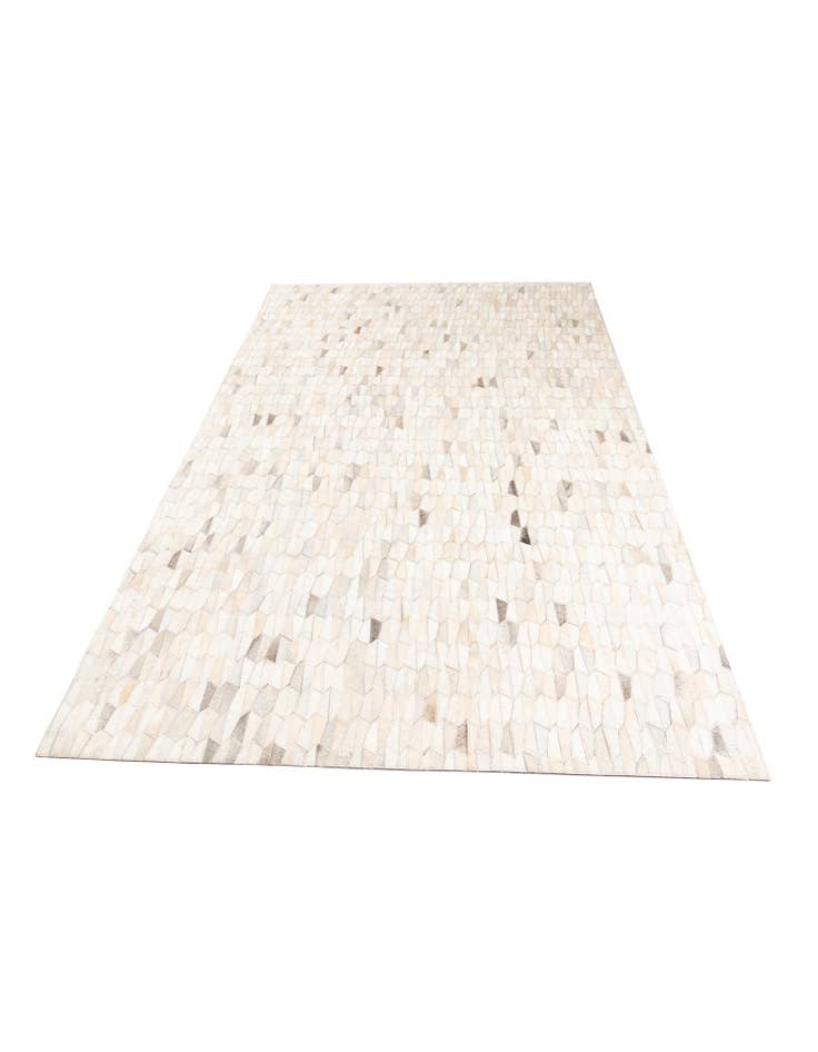 Detail image of 5' 2 x 8' Cowhide Leather Rug