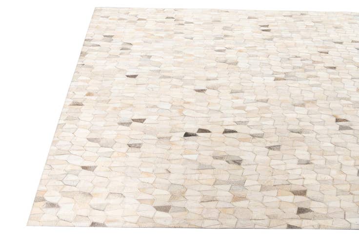 Detail image of 5' 2 x 8' Cowhide Leather Rug