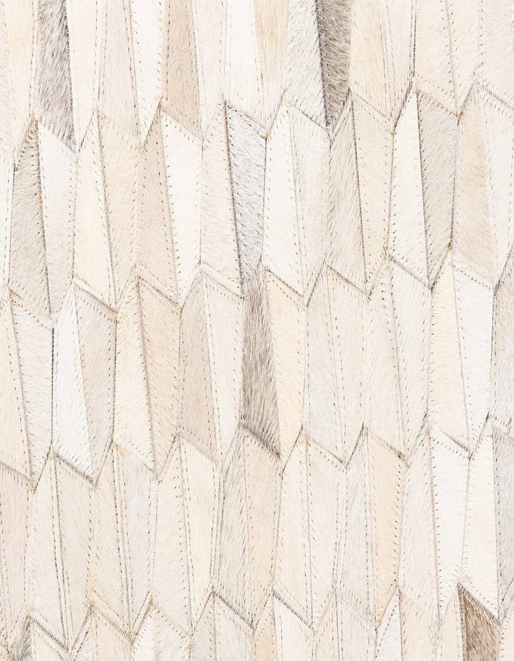 Detail image of 5' 2 x 8' Cowhide Leather Rug