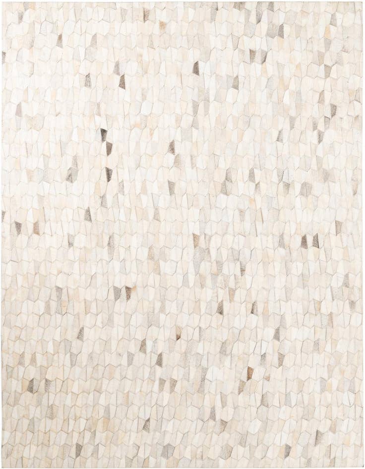 Detail image of 5' 2 x 8' Cowhide Leather Rug