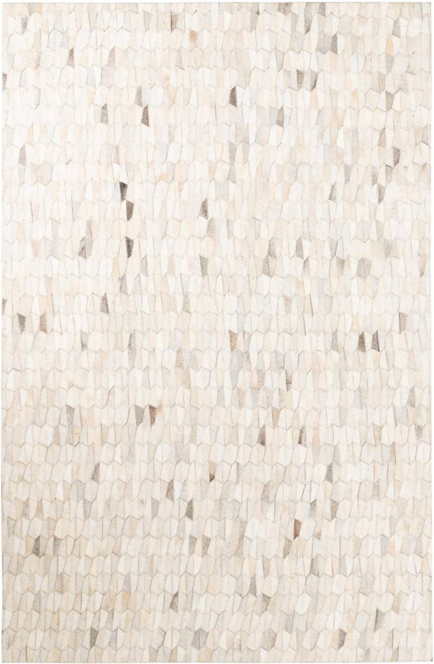 Detail image of 5' 2 x 8' Cowhide Leather Rug