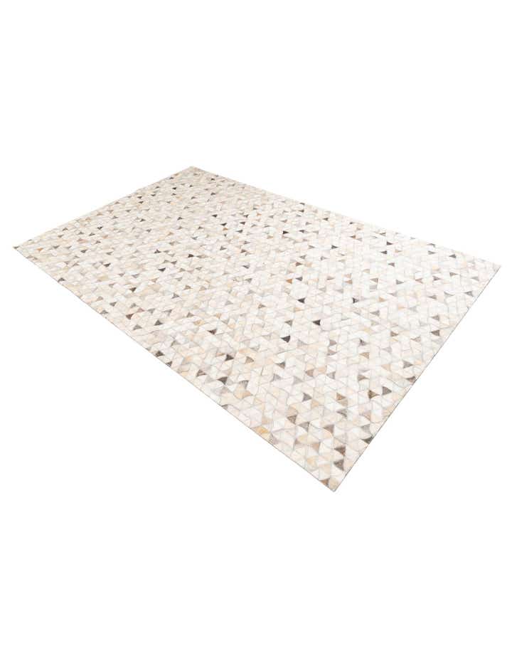 5' 1 x 8' Cowhide Leather Rug