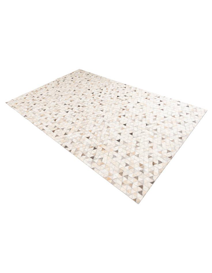Detail image of 5' 1 x 8' Cowhide Leather Rug