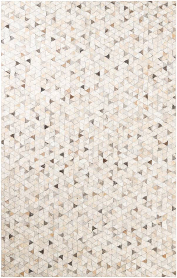 Detail image of 5' 1 x 8' Cowhide Leather Rug