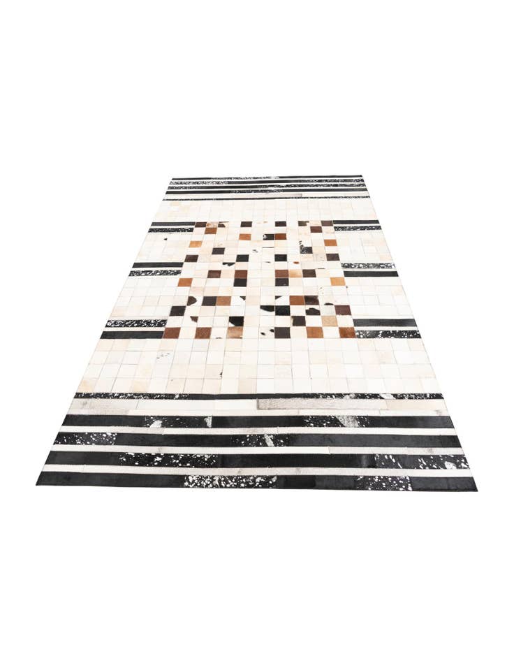 Detail image of 5' x 8' 1 Cowhide Leather Rug