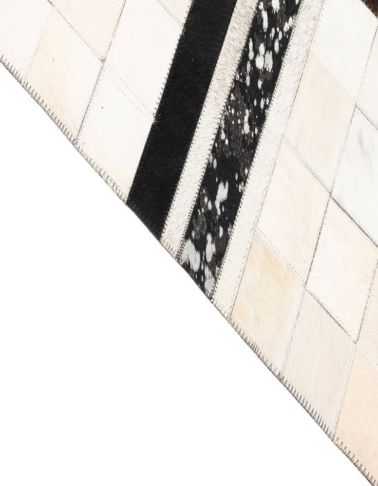 Detail image of 5' x 8' 1 Cowhide Leather Rug